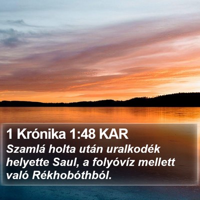 1 Krónika 1:48 KAR Bible Verse Image