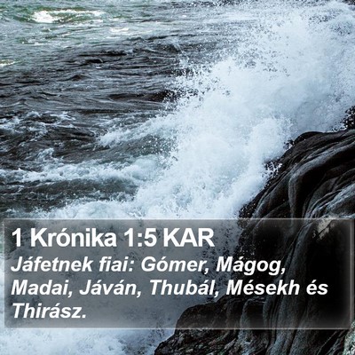 1 Krónika 1:5 KAR Bible Verse Image