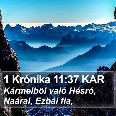 1 Krónika 11:37 KAR Bible Verse Image