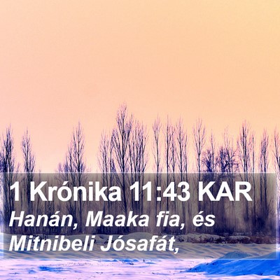 1 Krónika 11:43 KAR Bible Verse Image