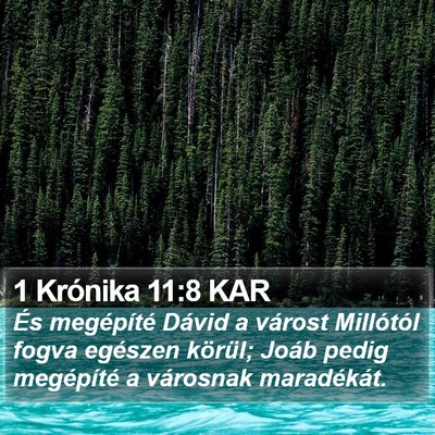 1 Krónika 11:8 KAR Bible Verse Image