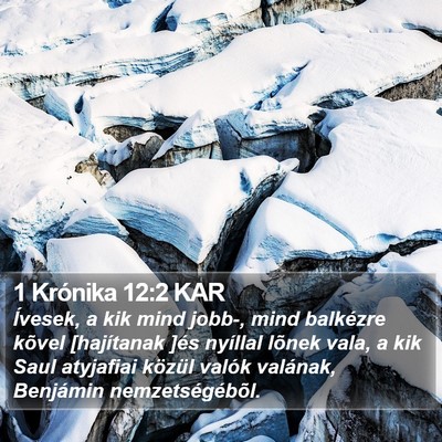 1 Krónika 12:2 KAR Bible Verse Image