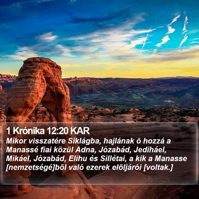 1 Krónika 12:20 KAR Bible Verse Image