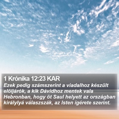 1 Krónika 12:23 KAR Bible Verse Image