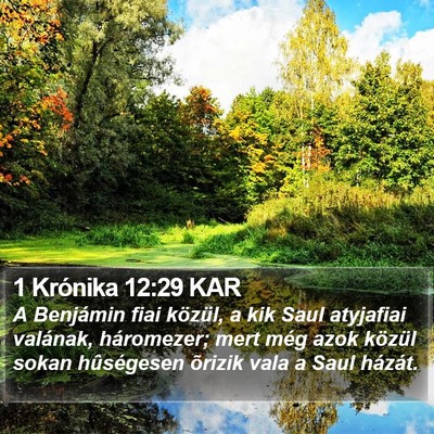 1 Krónika 12:29 KAR Bible Verse Image