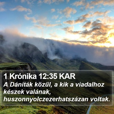 1 Krónika 12:35 KAR Bible Verse Image
