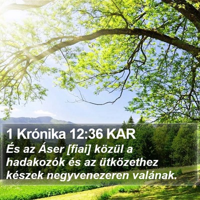 1 Krónika 12:36 KAR Bible Verse Image