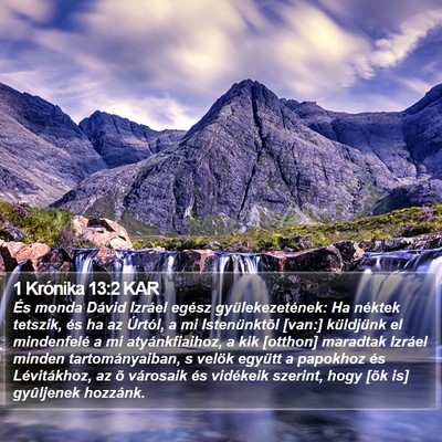 1 Krónika 13:2 KAR Bible Verse Image