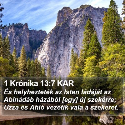 1 Krónika 13:7 KAR Bible Verse Image