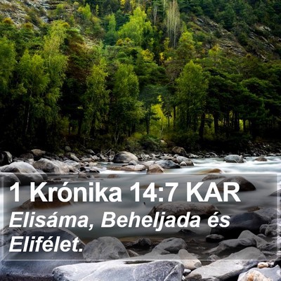 1 Krónika 14:7 KAR Bible Verse Image