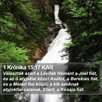 1 Krónika 15:17 KAR Bible Verse Image