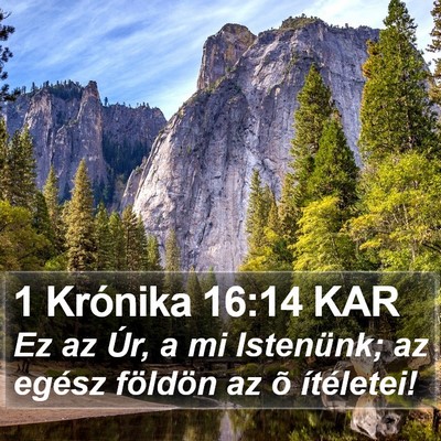1 Krónika 16:14 KAR Bible Verse Image