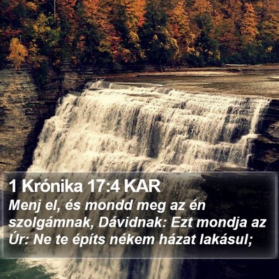 1 Krónika 17:4 KAR Bible Verse Image