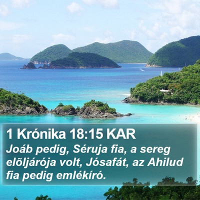 1 Krónika 18:15 KAR Bible Verse Image