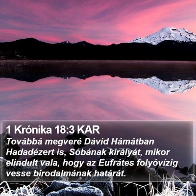 1 Krónika 18:3 KAR Bible Verse Image