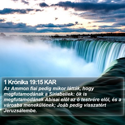 1 Krónika 19:15 KAR Bible Verse Image