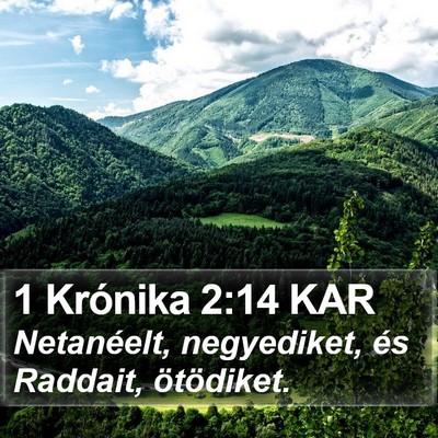 1 Krónika 2:14 KAR Bible Verse Image