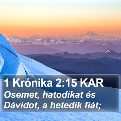1 Krónika 2:15 KAR Bible Verse Image