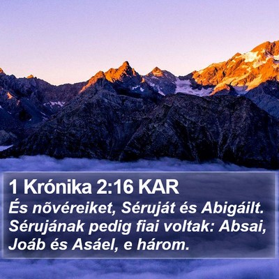 1 Krónika 2:16 KAR Bible Verse Image