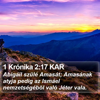 1 Krónika 2:17 KAR Bible Verse Image