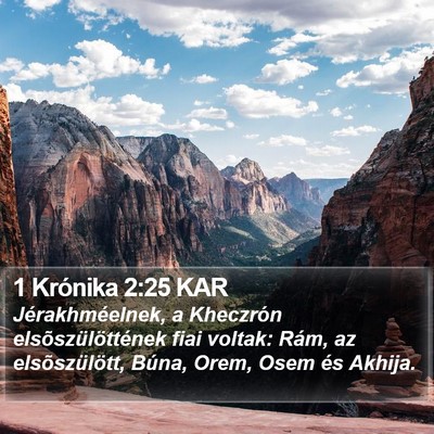 1 Krónika 2:25 KAR Bible Verse Image