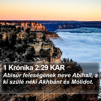 1 Krónika 2:29 KAR Bible Verse Image