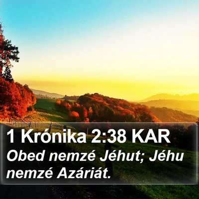 1 Krónika 2:38 KAR Bible Verse Image