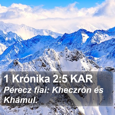 1 Krónika 2:5 KAR Bible Verse Image