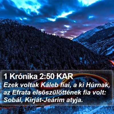 1 Krónika 2:50 KAR Bible Verse Image