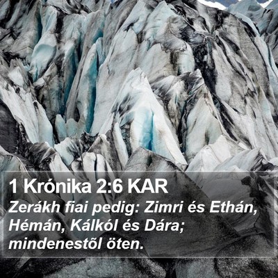 1 Krónika 2:6 KAR Bible Verse Image