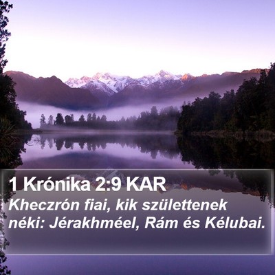 1 Krónika 2:9 KAR Bible Verse Image