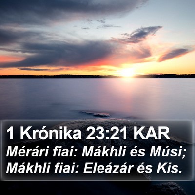 1 Krónika 23:21 KAR Bible Verse Image