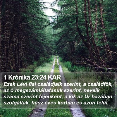 1 Krónika 23:24 KAR Bible Verse Image