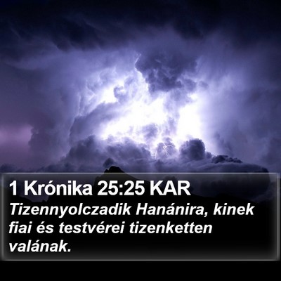 1 Krónika 25:25 KAR Bible Verse Image
