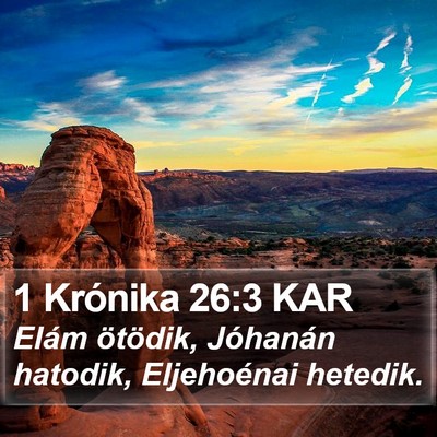 1 Krónika 26:3 KAR Bible Verse Image