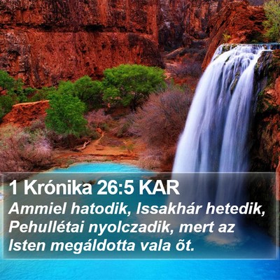 1 Krónika 26:5 KAR Bible Verse Image