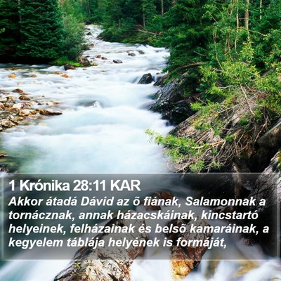 1 Krónika 28:11 KAR Bible Verse Image
