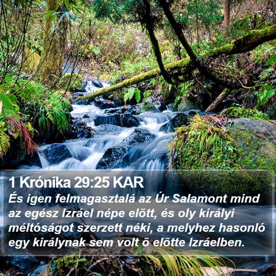 1 Krónika 29:25 KAR Bible Verse Image