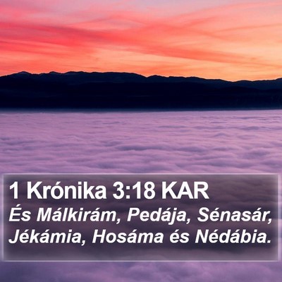 1 Krónika 3:18 KAR Bible Verse Image