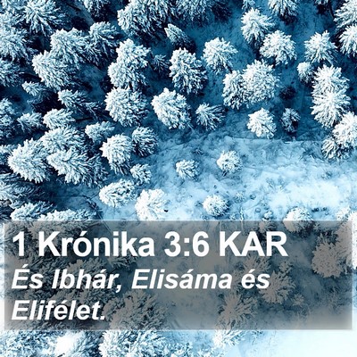 1 Krónika 3:6 KAR Bible Verse Image