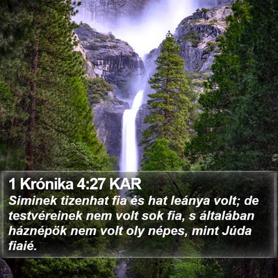 1 Krónika 4:27 KAR Bible Verse Image