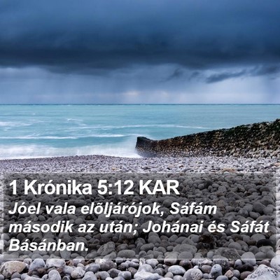 1 Krónika 5:12 KAR Bible Verse Image