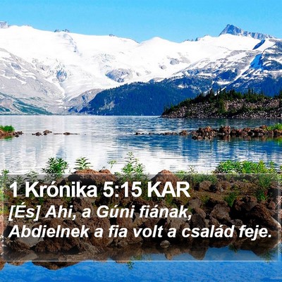 1 Krónika 5:15 KAR Bible Verse Image