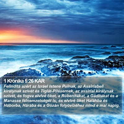 1 Krónika 5:26 KAR Bible Verse Image