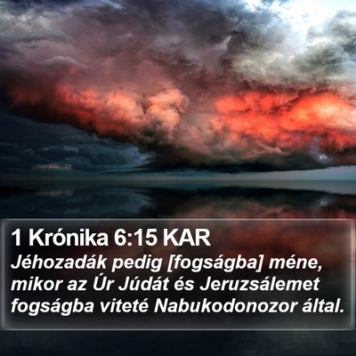 1 Krónika 6:15 KAR Bible Verse Image