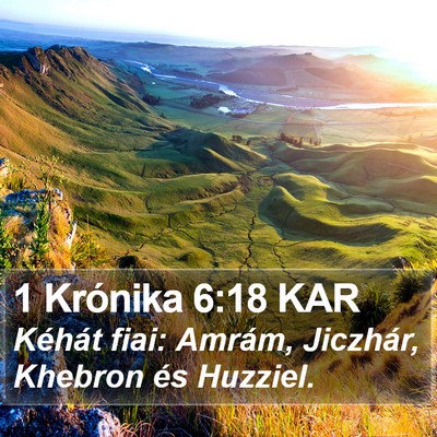 1 Krónika 6:18 KAR Bible Verse Image