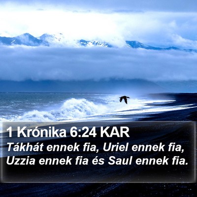 1 Krónika 6:24 KAR Bible Verse Image
