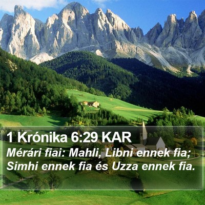 1 Krónika 6:29 KAR Bible Verse Image
