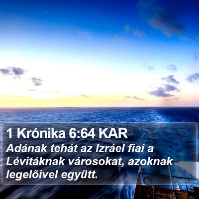 1 Krónika 6:64 KAR Bible Verse Image