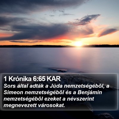 1 Krónika 6:65 KAR Bible Verse Image